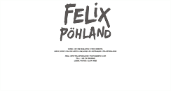 Desktop Screenshot of felixpoehland-photography.com